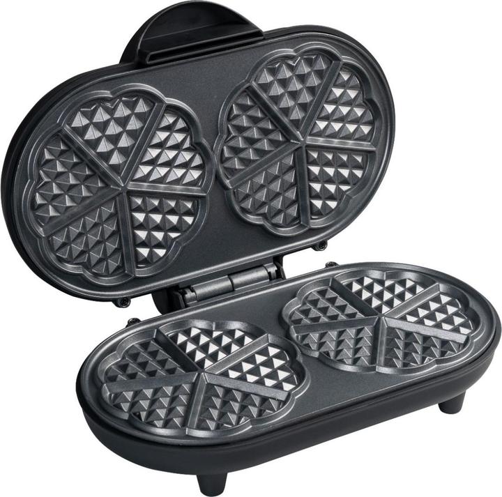 Actual product image Bestron Double waffle maker, black