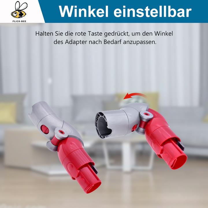 Actual product image Flickbee Flex adapter suitable for Dyson V7, V8, V10, V11, V15 - replaces 970790-01