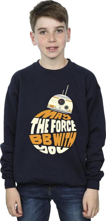 Actual product image Star Wars Boys May The Force BB8 Sweatshirt (152, 158)