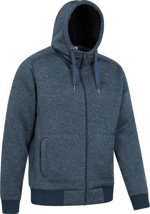 Actual product image Mountain Warehouse Mens Nevis II Faux Fur Hoodie (XXS)