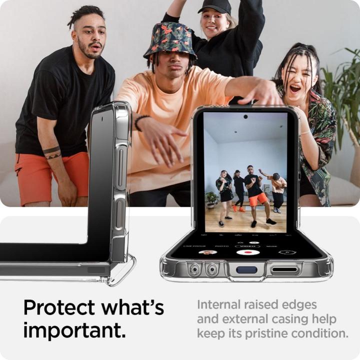 Actual product image Spigen Ultra Hybrid TPU Back Cover Transparent Samsung Galaxy Z Flip 6 (Samsung Galaxy Z Flip6)