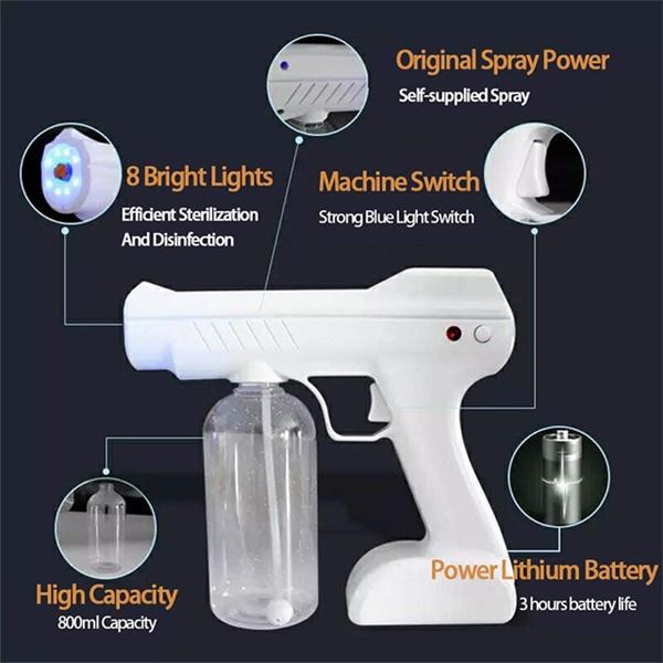 Actual product image Atomizer electric nano sterilisation micro spray gun