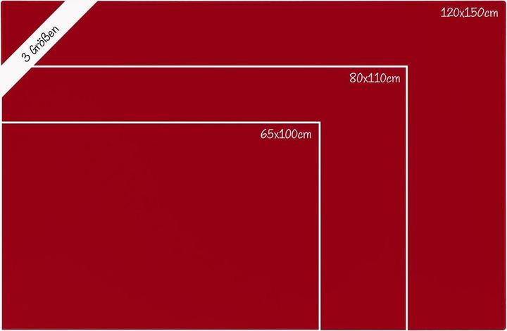 Immagine prodotto Floordirekt Tavola di vetro (65 x 100 cm)