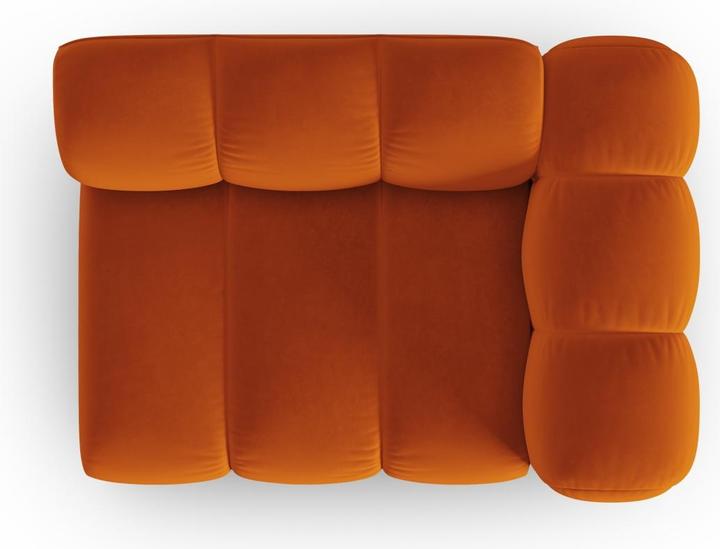 Actual product image Micadoni Velvet Modul Right, "Lupine", 1 Seat, 115x95x70Made in Europe (2 person sofa, 3-seater, 4-seater)