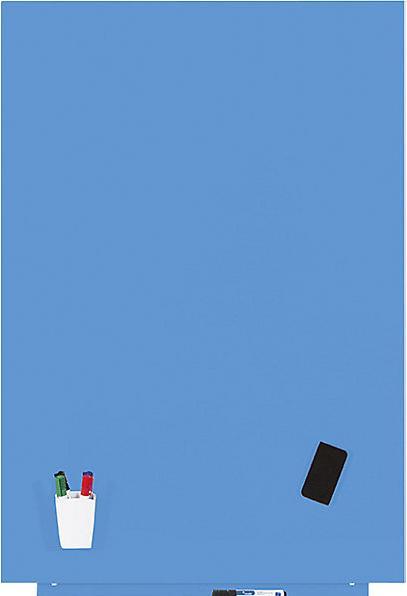 Image du produit Rocada Système de tableau blanc modulaire Skin, utilisable en format vertical et horizontal, tôle d'acier (75 x 115 cm)