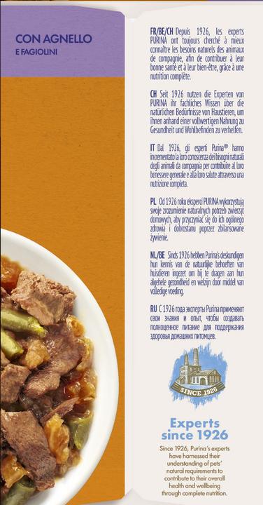 Produktbild Purina Cat Chow Lamm Grüne Bohnen - Nassfutter für Katzen - 10x85 g (Senior, 10 Stk., 850 g)