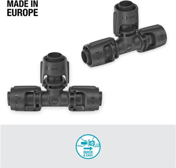 Produktbild Gardena T-Stück 13 mm (Tropfbewässerung Verbinder + Abzweiger)