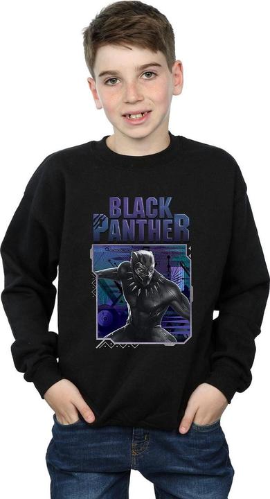 Produktbild Black Panther Tech Badge Sweatshirt Jungen (140, 146)
