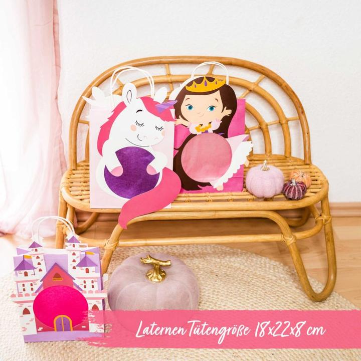 Actual product image Papierdrachen Lantern craft set - Princess - Set of 3