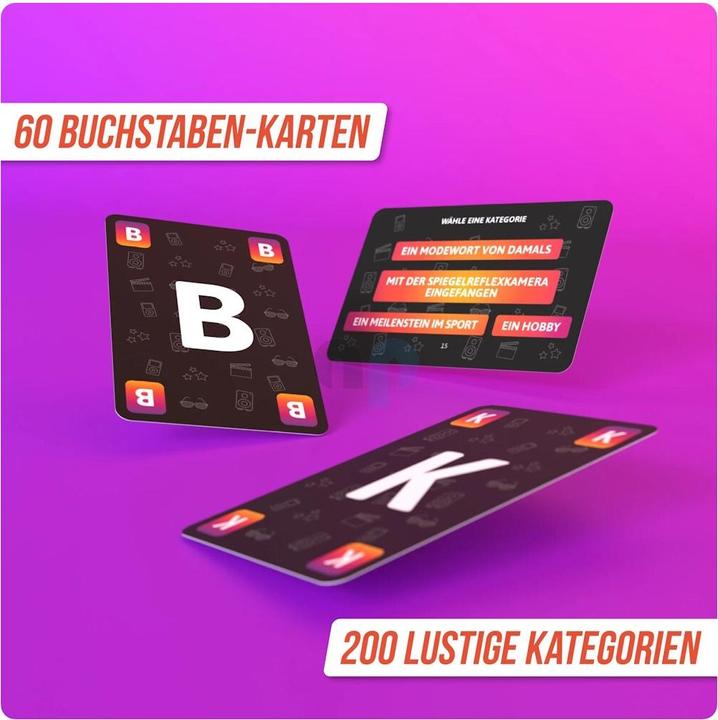 Produktbild Denkriesen DENRKIESEN - STADT LAND VOLLPFOSTEN® - Das Kartenspiel – 70/80/90 EDITION - "Früher war alles bes (Deutsch)