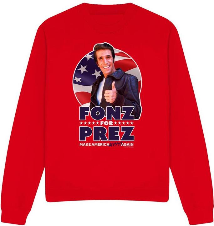Happy Days Fonz for Prez Sweatshirt