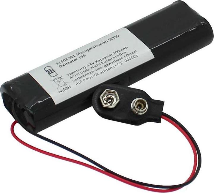 Image du produit XCell Messgeräteakku NiMH 4,8V 700mAh passend für WTW Oximeter 196