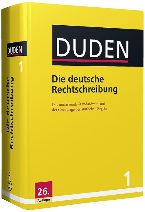 Produktbild Die deutsche Rechtschreibung (Deutsch, Dudenredaktion, 2020)