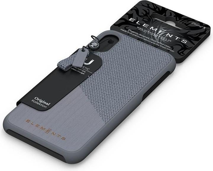 Actual product image Nordic Elements Original Helium - Iphone Xr Case with Real Maple Wood (Medium Gray) (Apple iPhone XR)