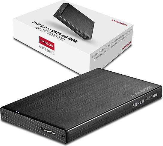 Produktbild Axagon EE25-XA6 Externes Aluminiumgehäuse, USB 3.2 GEN 1 SATA 6G 2,5" (2.5")