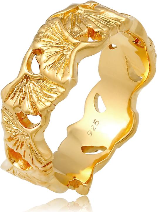 Actual product image Elli Bandring Ginkgo Blatt Design (52, 925 Silver)