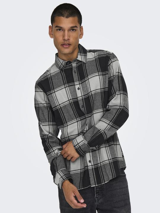 Produktbild Only & Sons Slim Fit Hemdkragen Hemd Hemd (XL)