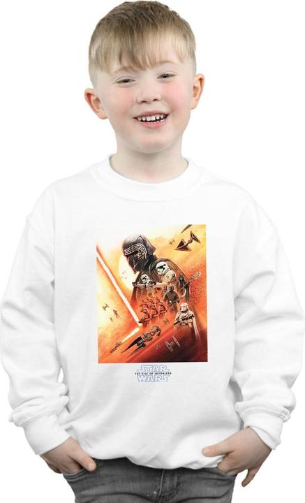 Actual product image Star Wars Boys First Order Poster Sweatshirt (140, 146)