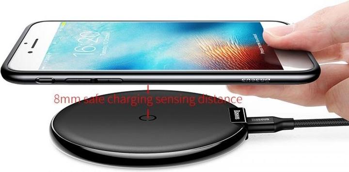 Immagine prodotto Baseus Caricabatterie wireless Qi in pelle