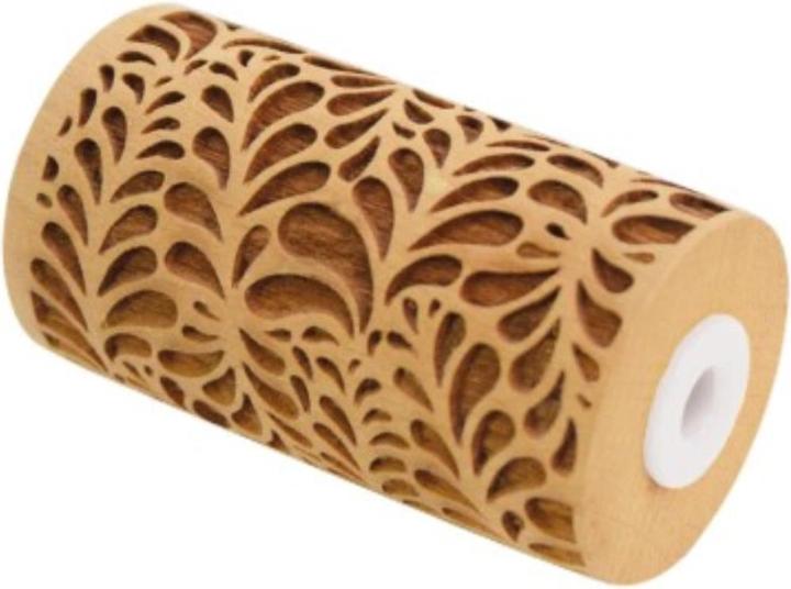 Immagine prodotto ScrapCooking Rullo per pasta in legno con foglie in rilievo