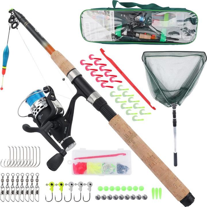 Q-Tac Angelset Forelle 240cm (Teleskoprute, 240 cm)