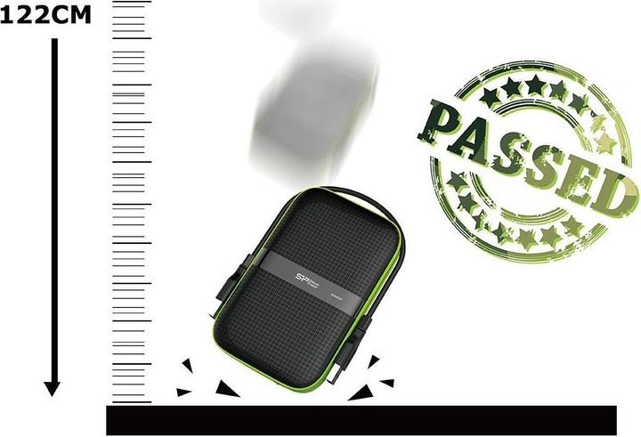 Image du produit Silicon Power Armor A60 2TB USB 3.0 2.5 SP020TBPHDA60S (2 To)