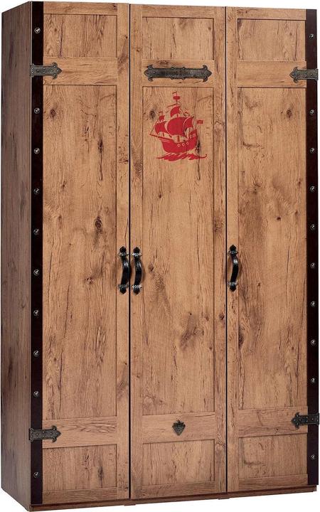 Actual product image Cilek Pirate closet 3 doors (121 cm)