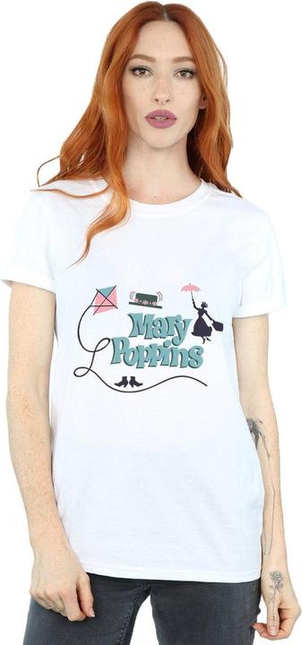 Immagine prodotto Disney Mary Poppins Logo Maglietta Ampia Donna (M)