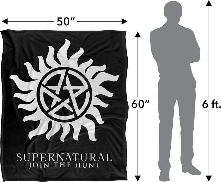 Immagine prodotto Supernatural Logo Coperta (152 x 127 cm)