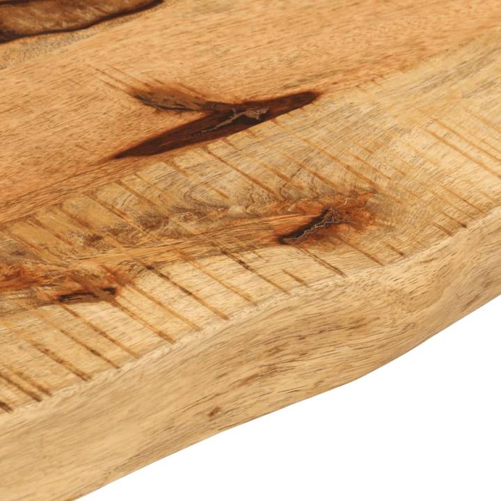 Produktbild VidaXL Tischplatte Holzplatte 70x40x2,5cm Baumkante Massivholz Raues Mangoholz (70 x 40 x 2.5 cm)