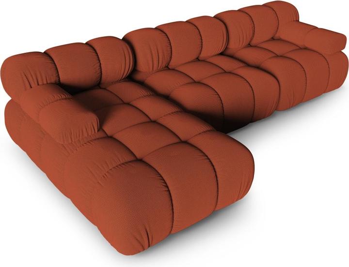 Image du produit Micadoni Canapé D'Angle Gauche Modulaire, "Bellis", 4 Places, 282x155x70Fabriqué en Europe (Canapé d'angle)