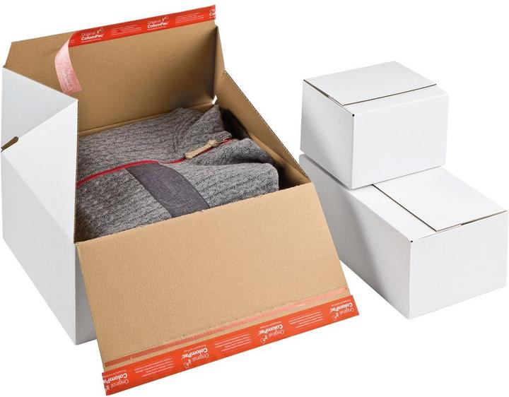 Image du produit Colompac Premium flash bottom carton CP 155, plusieurs tailles, pliage en Z, fermeture (31 x 19 x 13.5 cm, 1 x)