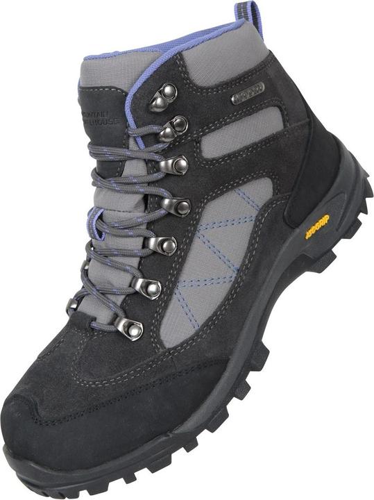 Actual product image Mountain Warehouse Womens/Ladies Storm Suede Waterproof Hiking Boots (37)