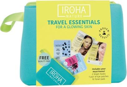 Iroha Nature Nature Travel Set Feuchtigkeitsspendende Gesichtsmaske Augenpflaster Anti-Müdigkeit Maske Aftersun