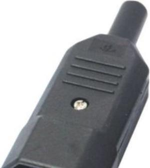 Actual product image Kaiser 749/sw IEC connector 749 Plug, straight Total number of poles: 2 + P