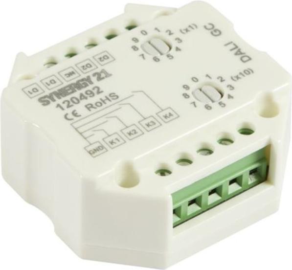 Synergy 21 LED Controller EOS 07 DALI wall switch 4 groups