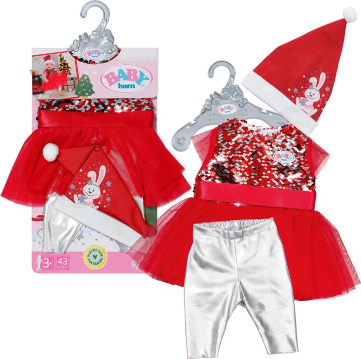 Produktbild Zapf Creation BABY born Weihnachtsoutfit 43cm