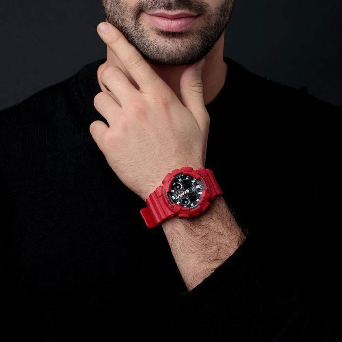 Produktbild Casio Ga-100b-4aer (Digitaluhr, Analoguhr, Chronograph, 51 mm)