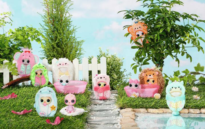 Produktbild Zapf Creation 904466 BABY born Surprise Pets 3 - kleine Tiere, mit Kokon, Anhänger, Schnuller, Gebur