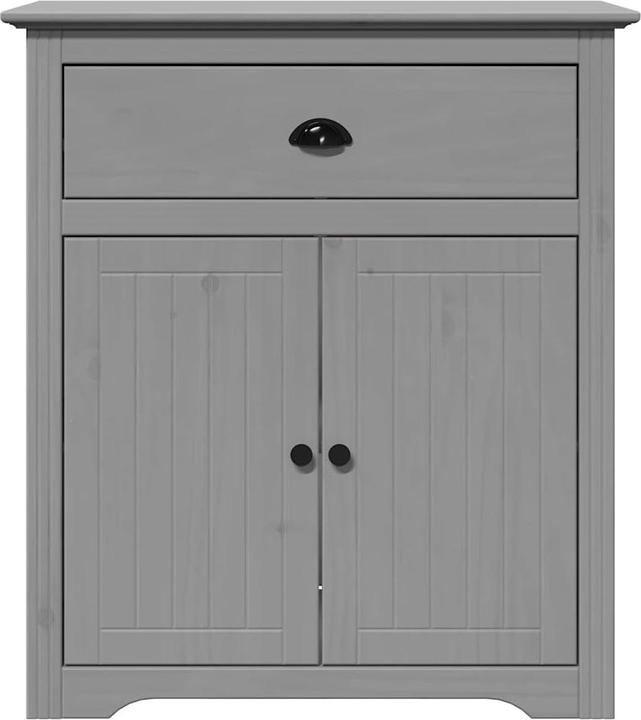 Image du produit VidaXL Armoire d'entrée BODO Gris 80x35x90 cm Meuble d'entrée Armoire de salon (80 x 35 x 90 cm)