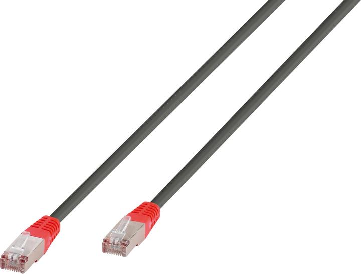 Actual product image Vivanco CAT 6 network cable, F/UTP, red plugs, 2m (F/UTP, CAT6, 2 m)