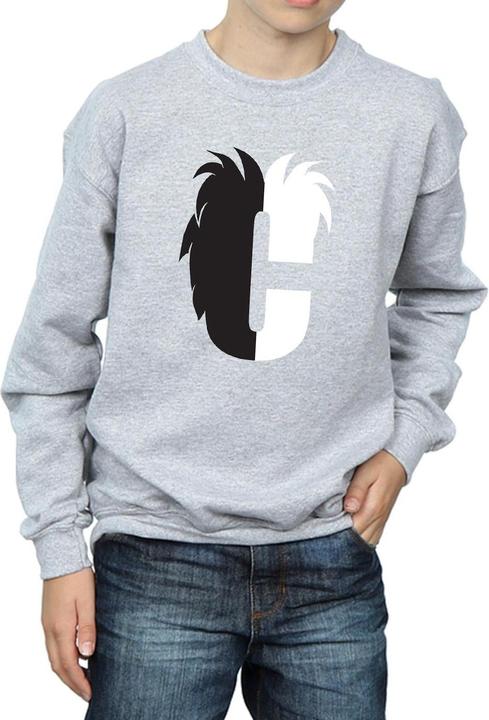 Produktbild Disney Alphabet C Is For Cruella De Vil Sweatshirt Jungen (152, 158)