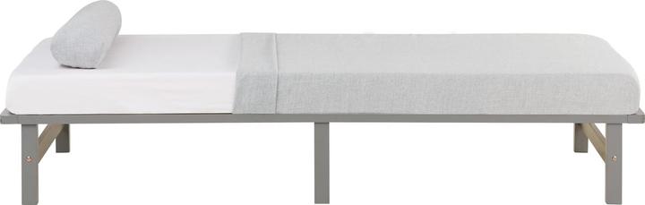 Produktbild Jamb Palettenbett Holzbett 90x200cm Massivholz Weiss (90 x 200 cm)