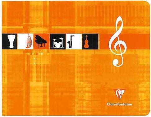 Actual product image Clairefontaine Music book (17 x 22 cm, Lined, Hardcover)