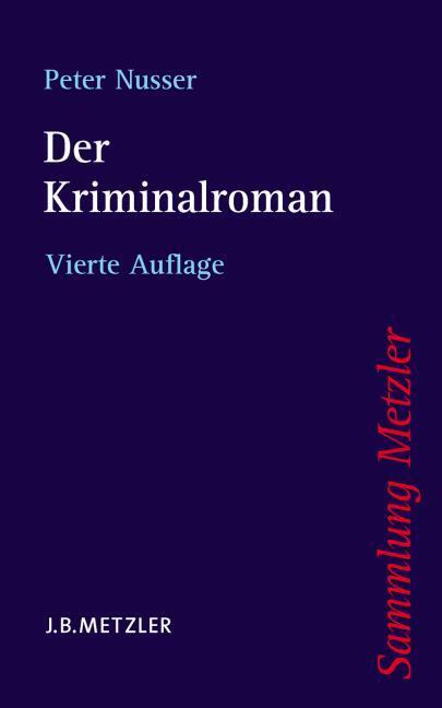 Image du produit Le roman policier (Allemand, Peter, Nusser, 1993)