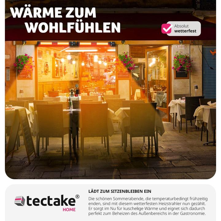 Produktbild tectake Infrarotheizstrahler (3000 W)