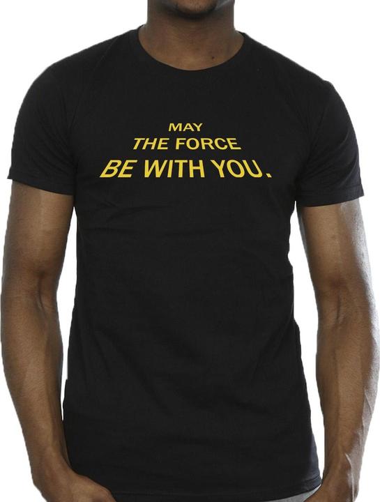 Produktbild Star Wars May The Force Opening Crawls TShirt (5XL)