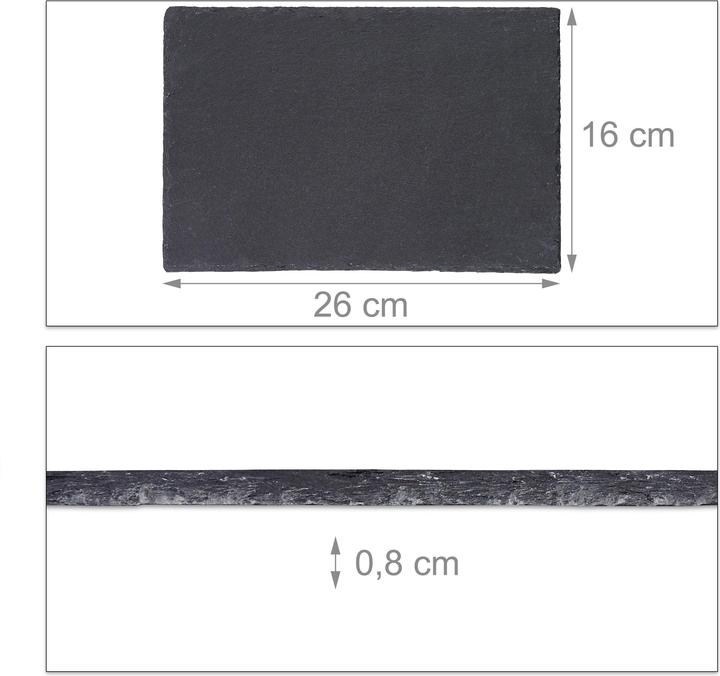 Actual product image Relaxdays Schieferplatte