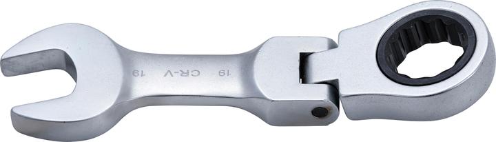 Actual product image BGS Ratchet Combination Wrench short adjustable 19 mm (19 mm)