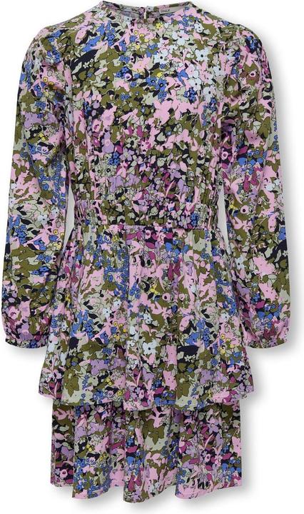 Only Print Kleid mit langen Ärmeln (128)